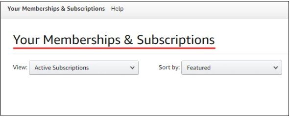 Your active subscriptions will be mentioned here.