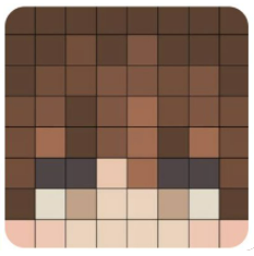 Karl Jacobs Minecraft Face Grid Template-