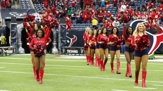 Simone Biles Texans Cheerleader