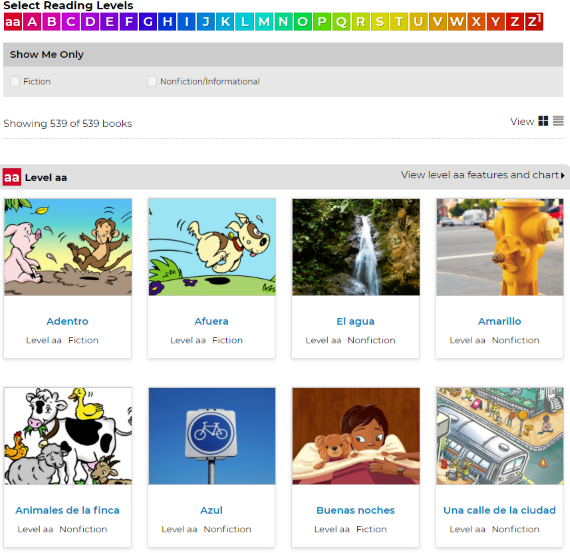 Feel free to choose any book in any level that you want