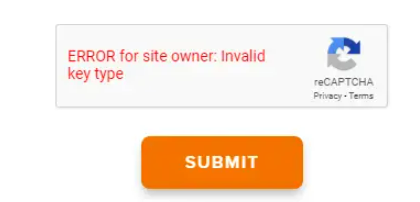 How to Fix Error for Site Owner Invalid Key Type