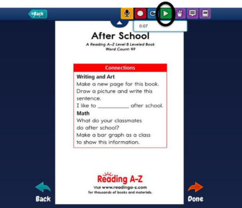 How to Listen to a Recording on Raz-Kids