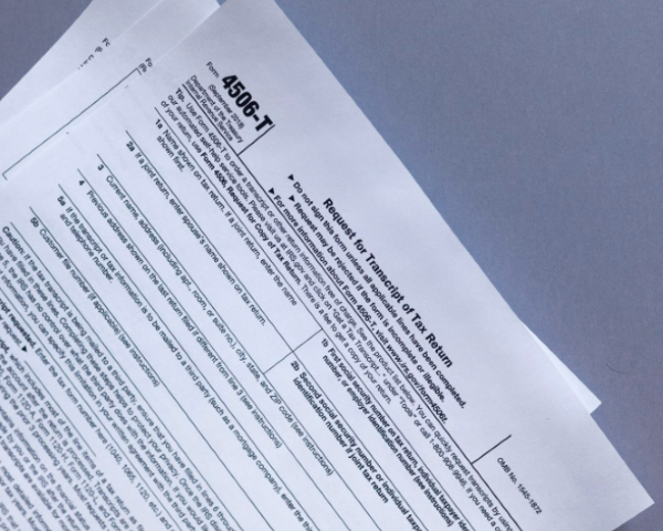 IRS Transcripts Request Form Sample