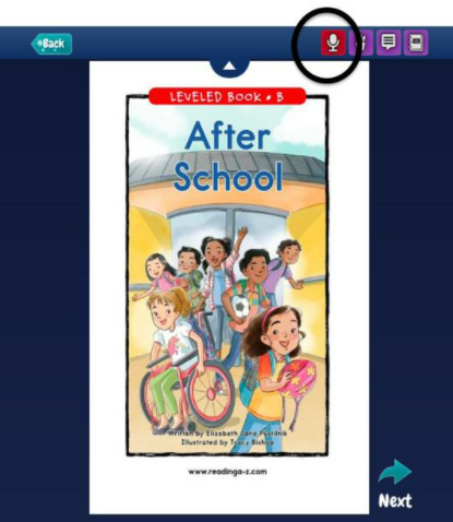 click on the Start Recording button