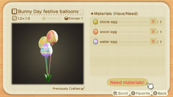 Bunny Day festive balloons