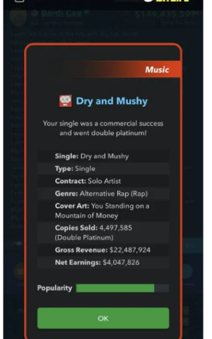 How to Get Double Platinum Singles in BitLife