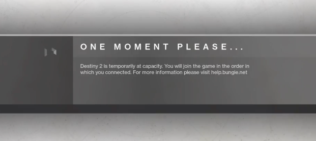 Destiny 2 is Temporarily at Capacity Wait Time Explained