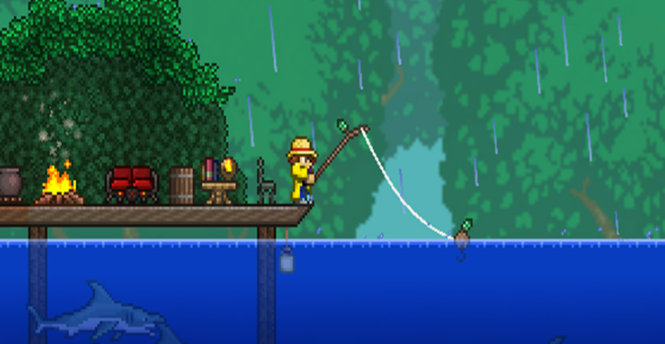 How to Get a Fishing Rod in Terraria