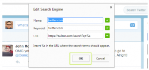 Change the Main Search Engine in Google Chrome
