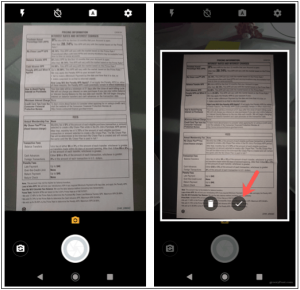 Google Drive to scan a photo or document on your smartphone