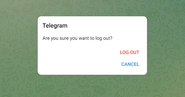 How to Logout of Telegram Web