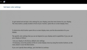 Set basic color settings 