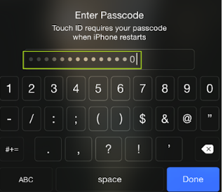 device is rebooted enter your device’s passcode again