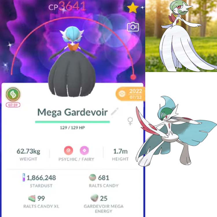 Shiny Mega Gardevoir in Pokemon GO
