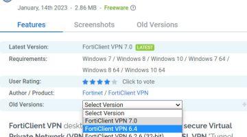 FortiClient VPN Download
