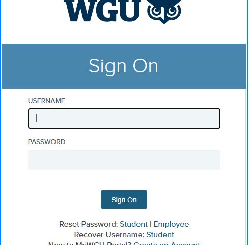 WGU Student Portal