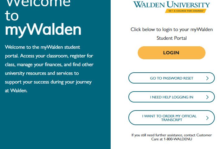 Walden Student Portal