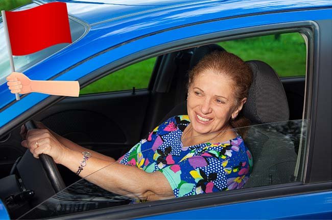 Driving without Husband Waving a Red Flag First (Louisiana)