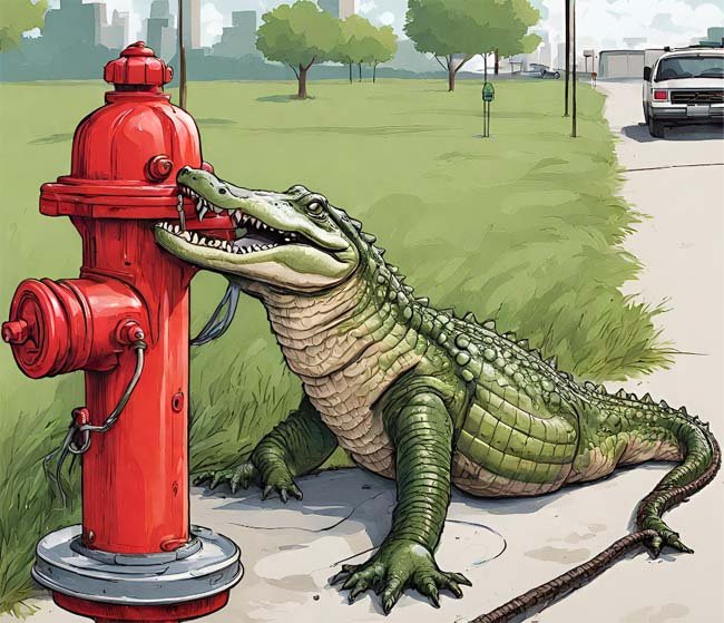 Tying Alligators to Fire Hydrants (Michigan)