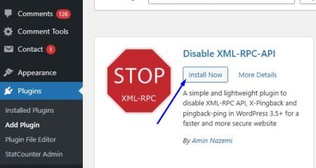 Install Disable XML-RPC-API