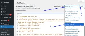 Select plugin to edit Rename XMLRPC