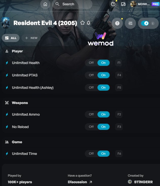 Best Resident Evil 4 Original Trainer by WeMod