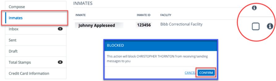 Can an Inmate Block You on Securus eMessaging 1