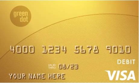 Green Dot Prepaid Visa Debit Card