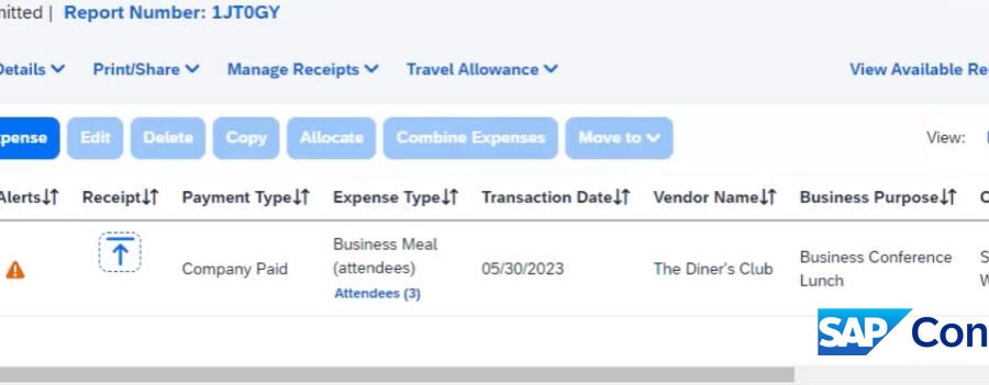 How to Add Attendees to SAP Concur Expense