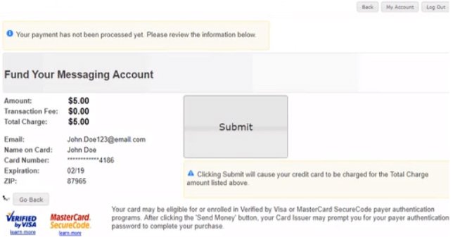 How to Add Money to JailATM Messaging 10