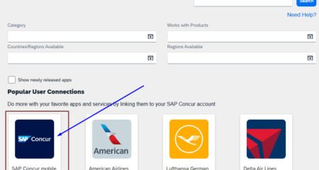 How to Connect to the SAP Concur App