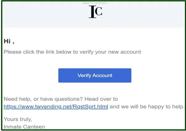 How to Setup your Inmate Canteen Account Team 3 4
