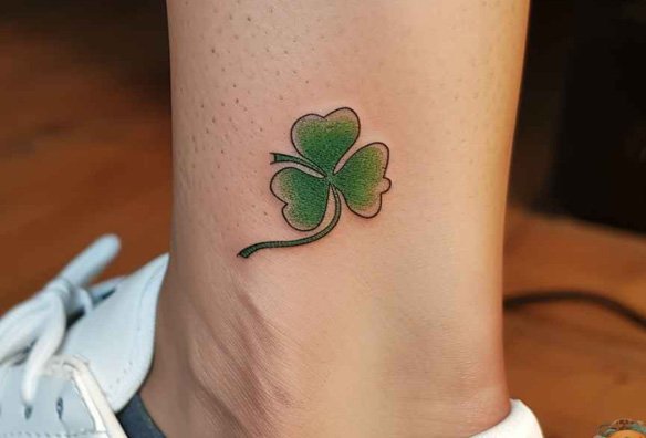 Three-Leaf Clover Tattoo