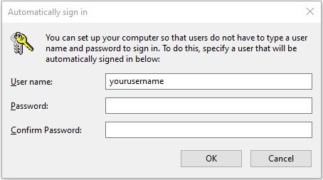 Netplwiz Command Disable Password for Auto Login on Windows 11-10 part 4