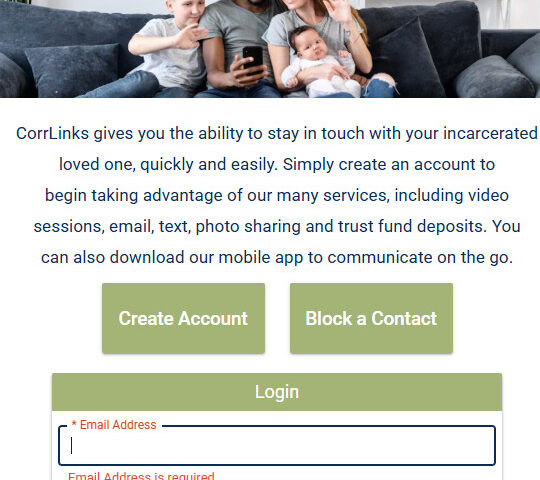 Corrlinks Login to Inmate Email