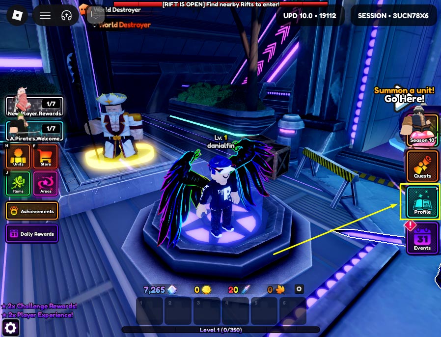 Redeem Codes in Roblox Anime Vanguards 1