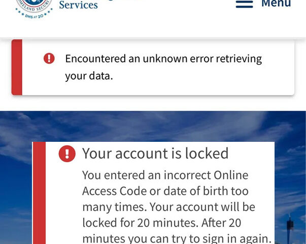 USCIS Account Locked - How to Unlock