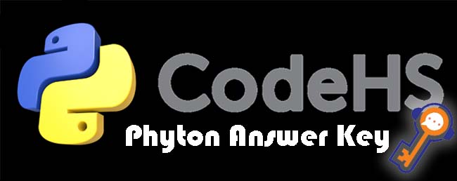 CodeHS Python Answers Key